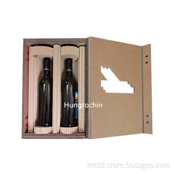 Natural paper wine box,high quality wine box